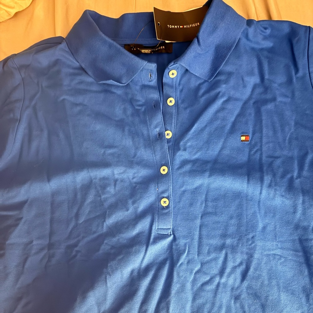 NWT Tommy Hilfiger Classic Blue Polo Shirt